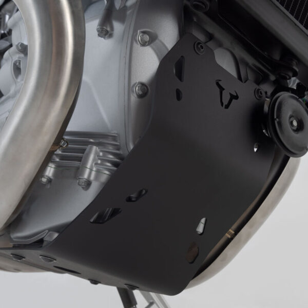 SW-MOTECH Ποδιά Κινητήρα Moto Guzzi V100 Mandello Αλουμινίου – Μαύρο