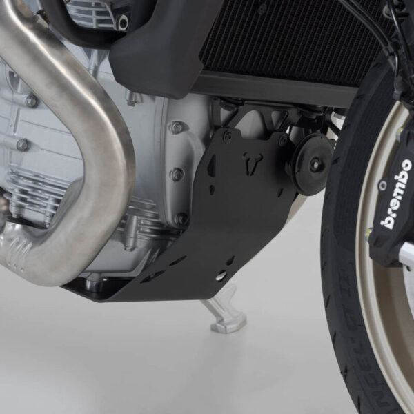 SW-MOTECH Ποδιά Κινητήρα Moto Guzzi V100 Mandello Αλουμινίου – Μαύρο