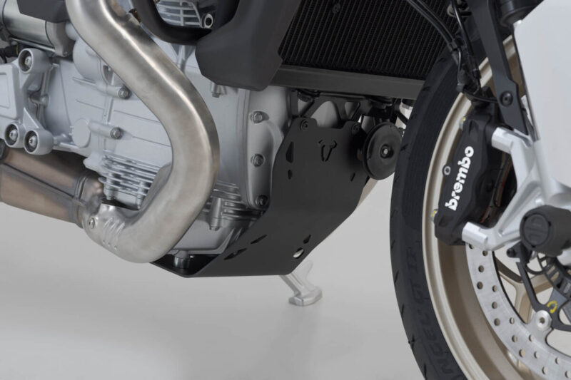 SW-MOTECH Ποδιά Κινητήρα Moto Guzzi V100 Mandello Αλουμινίου – Μαύρο