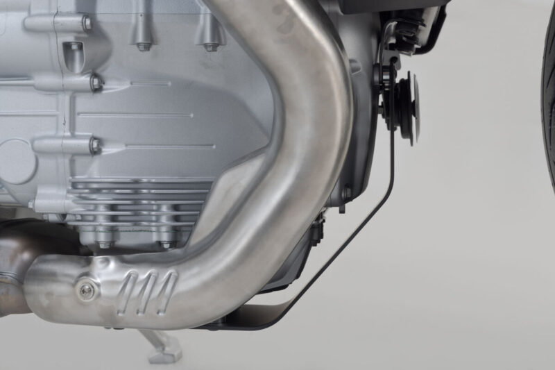 SW-MOTECH Ποδιά Κινητήρα Moto Guzzi V100 Mandello Αλουμινίου – Μαύρο