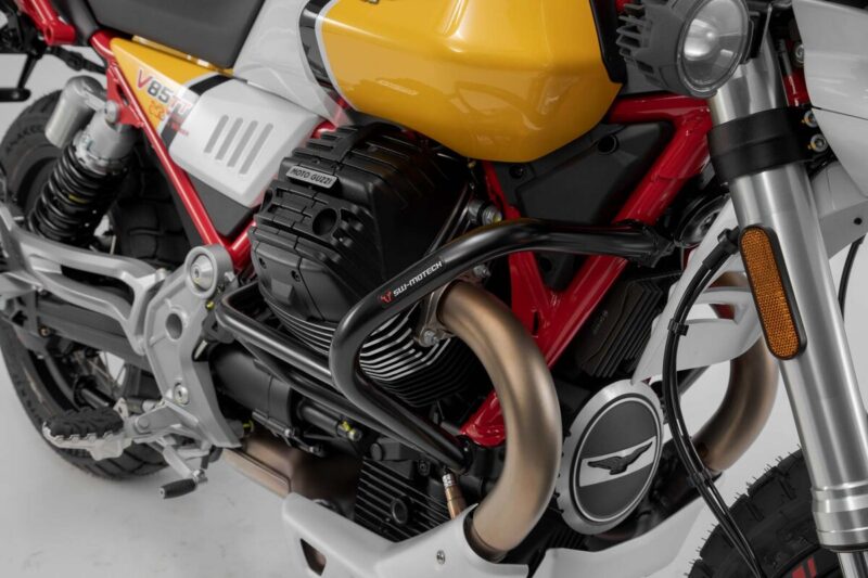SW-MOTECH Προστατευτικά Κάγκελα Moto Guzzi V85 TT/Travel/Strada – Μαύρα