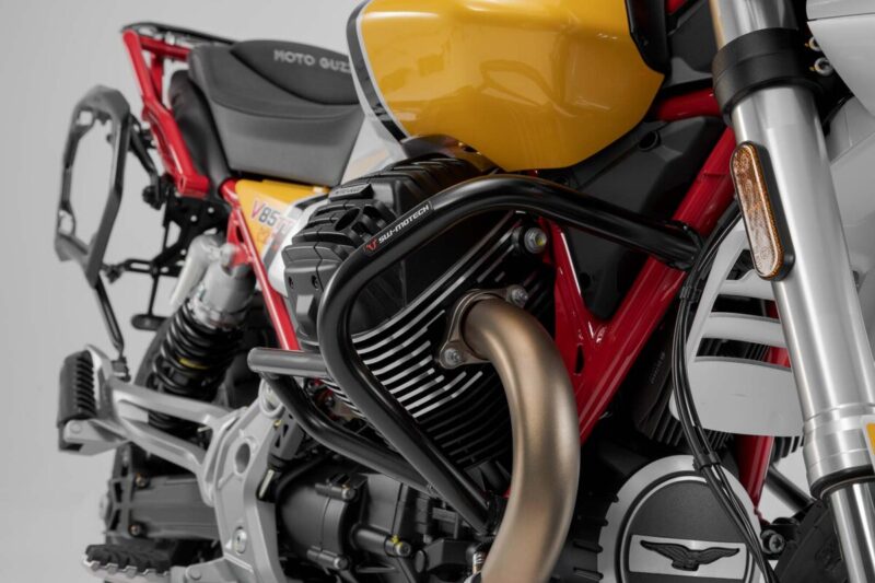 SW-MOTECH Προστατευτικά Κάγκελα Moto Guzzi V85 TT/Travel/Strada – Μαύρα