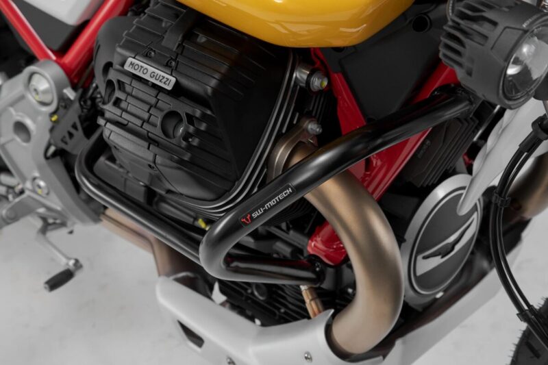 SW-MOTECH Προστατευτικά Κάγκελα Moto Guzzi V85 TT/Travel/Strada – Μαύρα