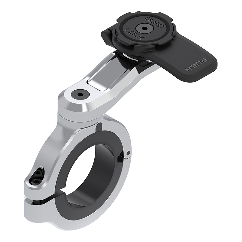 Βάση Quad Lock Pro Chrome για μεγάλο τιμόνι μοτοσυκλέτας – QLM-LHB-CHR