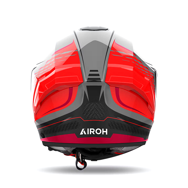 Airoh Matryx Rocket κόκκινο φλουο gloss – Full-face κράνος ECE 22.06 με A3S