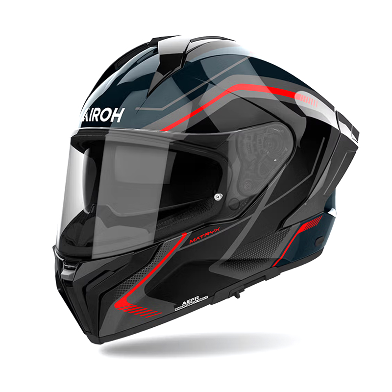 Airoh Matryx Wide Red Gloss – Full-face κόκκινο κράνος με πιστοποίηση ECE 22.06