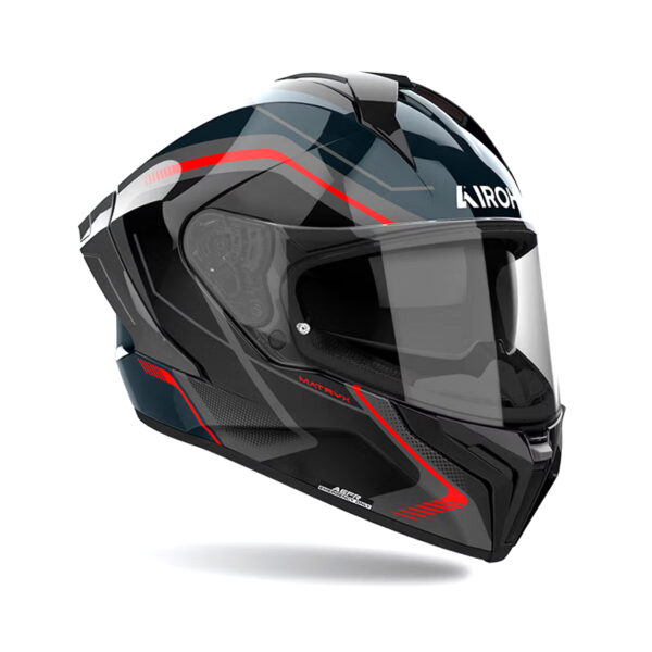 Airoh Matryx Wide Red Gloss – Full-face κόκκινο κράνος με πιστοποίηση ECE 22.06