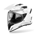 Κράνος Airoh Bandit ECE 22.06 άσπρο gloss – Ζελατίνα, Sunvisor, Pinlock