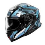 Shoei Neotec 3 Fragments TC-2 – Flip-up κράνος με πιστοποίηση ECE 22.06 σε μπλε-μαύρο σχέδιο