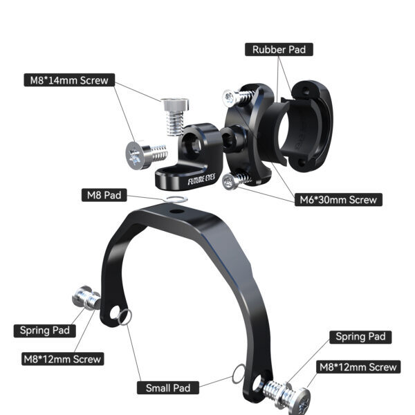 Προβολάκια Μηχανής LED FUTURE EYES X100 – Κίτρινο & Λευκό DRL με Flowing Εφέ