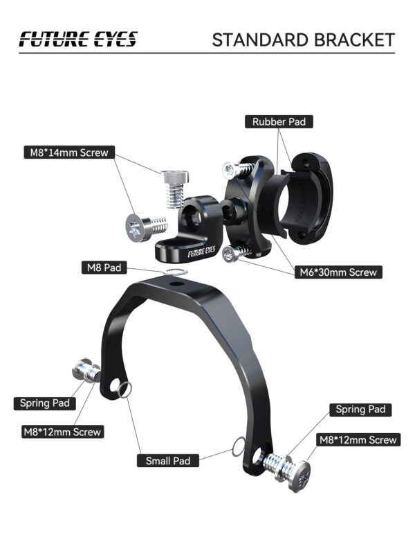 Προβολάκια Μηχανής LED FUTURE EYES X100 – Κίτρινο & Λευκό DRL με Flowing Εφέ