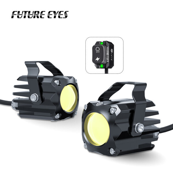 Προβολάκια Μηχανής LED FUTURE EYES F150S – Ισχυρός Μίνι Προβολέας