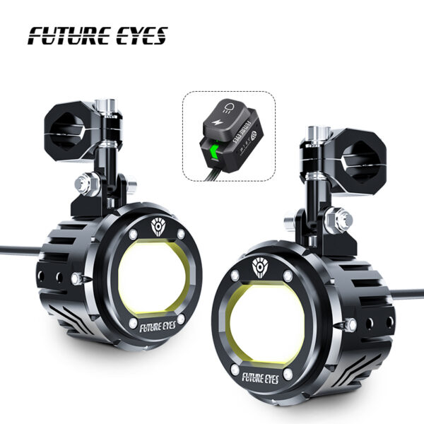 Προβολάκια Μηχανής FUTURE EYES F20P – LED, Κίτρινο και Λευκό Φως, 120W