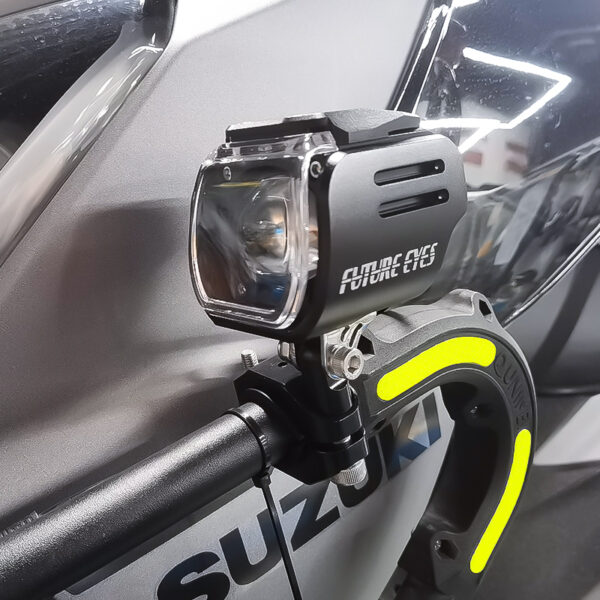Προβολάκια Μηχανής LED FUTURE EYES UF1 VIPER – Κίτρινο DRL & Κάλυμμα