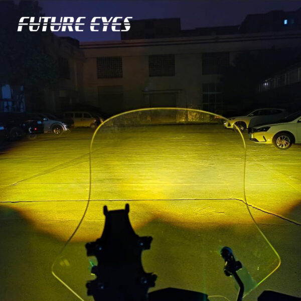 Προβολάκια Μηχανής FUTURE EYES F20X με LED και ασύρματο διακόπτη