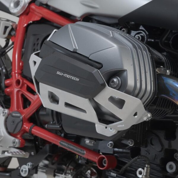 SW-MOTECH Προστατευτικά Κυλίνδρων BMW R nineT – Ασημί / Μαύρο