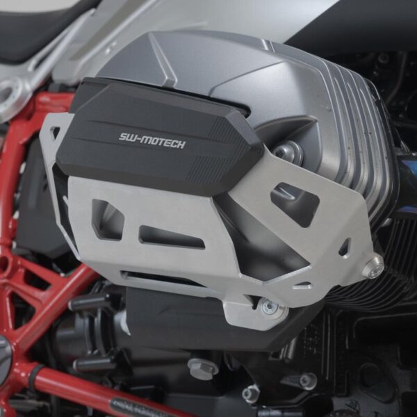 SW-MOTECH Προστατευτικά Κυλίνδρων BMW R nineT – Ασημί / Μαύρο