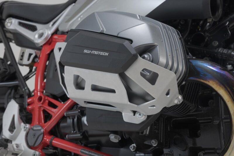 SW-MOTECH Προστατευτικά Κυλίνδρων BMW R nineT – Ασημί / Μαύρο