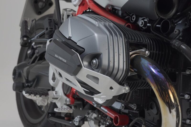 SW-MOTECH Προστατευτικά Κυλίνδρων BMW R nineT – Ασημί / Μαύρο