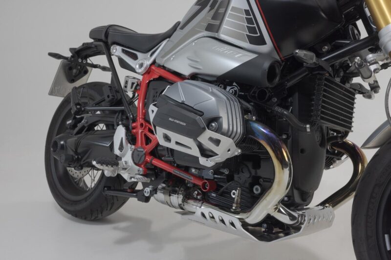 SW-MOTECH Προστατευτικά Κυλίνδρων BMW R nineT – Ασημί / Μαύρο