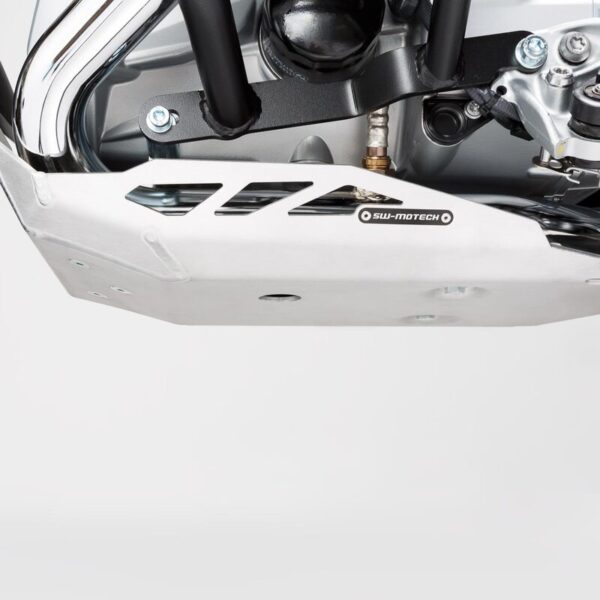 SW-MOTECH Αλουμινένια Προστατευτική Ποδιά για BMW R 1200 GS LC / Adventure / Rallye – Ασημί