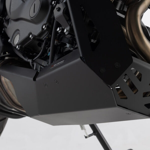 Μαύρη προστατευτική ποδιά SW-MOTECH για Kawasaki Versys 650 (2021–)