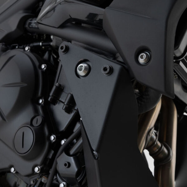 Μαύρη προστατευτική ποδιά SW-MOTECH για Kawasaki Versys 650 (2021–)