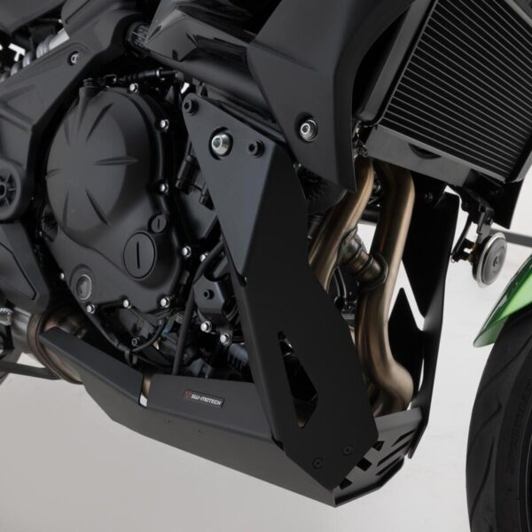 Μαύρη προστατευτική ποδιά SW-MOTECH για Kawasaki Versys 650 (2021–)