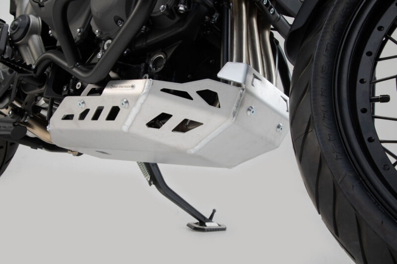 Ποδιά SW-MOTECH για Triumph Tiger 1200 / Explorer – Αλουμινένια ασημί