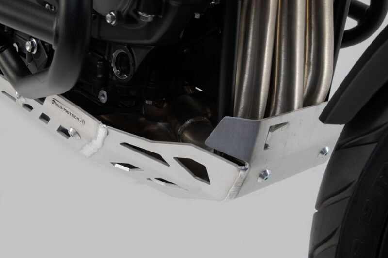 Ποδιά SW-MOTECH για Triumph Tiger 1200 / Explorer – Αλουμινένια ασημί