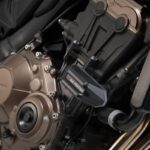 Μανιτάρια προστασίας SW-MOTECH για Honda CB650R – μαύρο/ασημί σετ για ενίσχυση ασφάλειας και στυλ