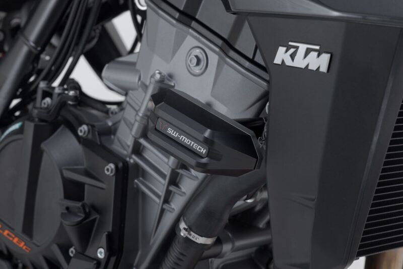 Μανιτάρια SW-MOTECH για KTM 990 Duke – προστατευτικά πλαισίου με CNC βάση και polyamide κεφαλή