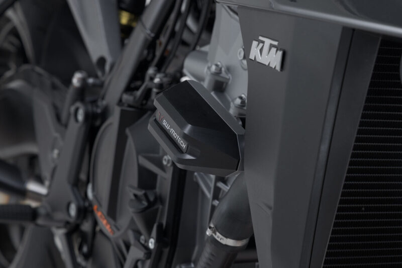 Μανιτάρια SW-MOTECH για KTM 990 Duke – προστατευτικά πλαισίου με CNC βάση και polyamide κεφαλή