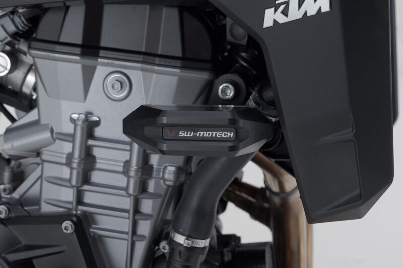 Μανιτάρια SW-MOTECH για KTM 990 Duke – προστατευτικά πλαισίου με CNC βάση και polyamide κεφαλή