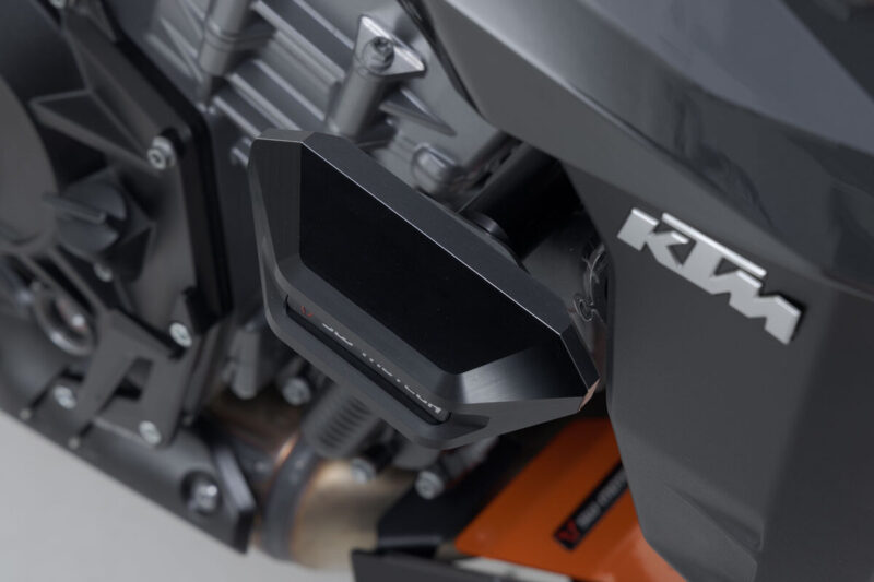 Μανιτάρια SW-MOTECH για KTM 990 Duke – προστατευτικά πλαισίου με CNC βάση και polyamide κεφαλή