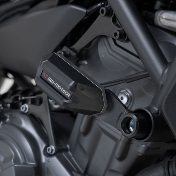 SW-MOTECH μανιτάρια προστασίας σε μαύρο/ασημί για Yamaha MT-07 και Tracer 700