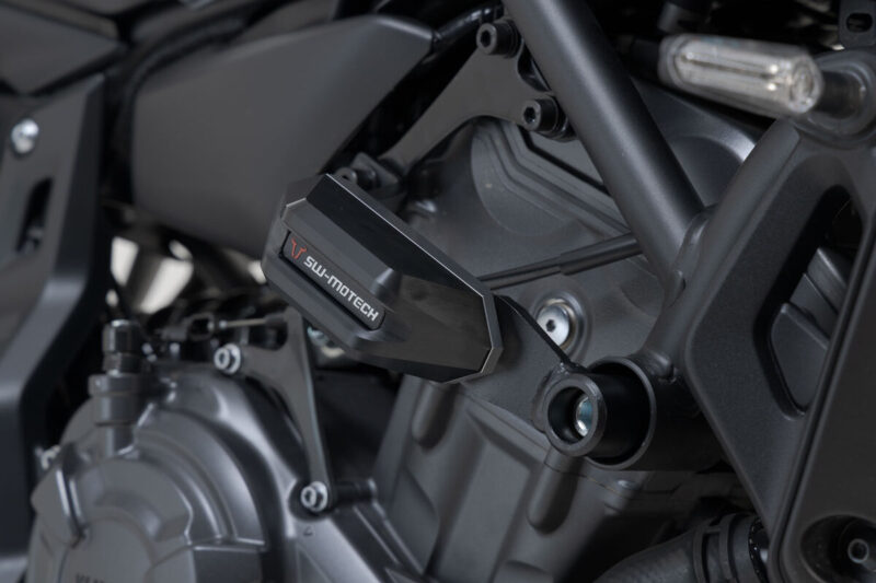 SW-MOTECH μανιτάρια προστασίας σε μαύρο/ασημί για Yamaha MT-07 και Tracer 700