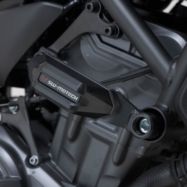 SW-MOTECH μανιτάρια προστασίας σε μαύρο/ασημί για Yamaha MT-07 και Tracer 700