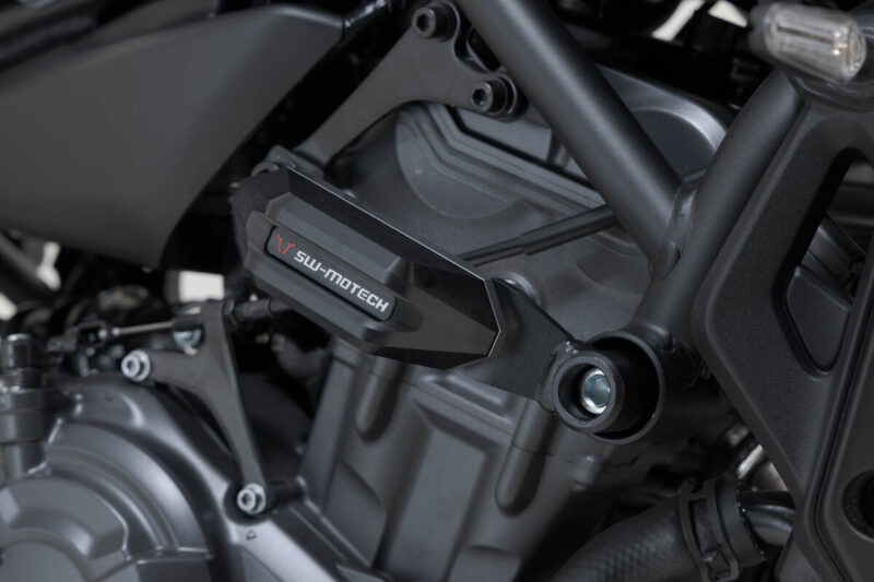 SW-MOTECH μανιτάρια προστασίας σε μαύρο/ασημί για Yamaha MT-07 και Tracer 700