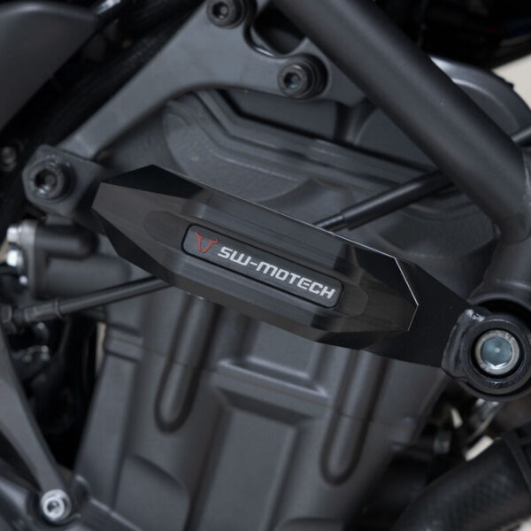 SW-MOTECH μανιτάρια προστασίας σε μαύρο/ασημί για Yamaha MT-07 και Tracer 700
