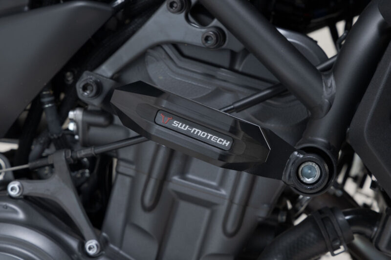 SW-MOTECH μανιτάρια προστασίας σε μαύρο/ασημί για Yamaha MT-07 και Tracer 700