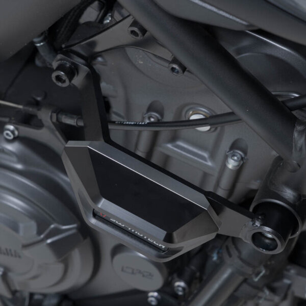 SW-MOTECH μανιτάρια προστασίας σε μαύρο/ασημί για Yamaha MT-07 και Tracer 700