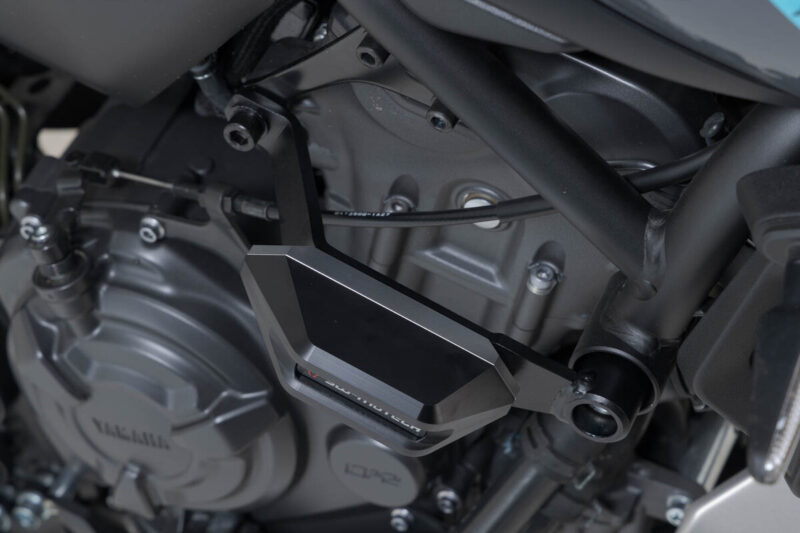 SW-MOTECH μανιτάρια προστασίας σε μαύρο/ασημί για Yamaha MT-07 και Tracer 700