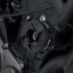 SW-MOTECH μαύρα μανιτάρια προστασίας για Yamaha XSR700 / XTribute με αλουμινένια βάση και κεφαλές πολυαμιδίου
