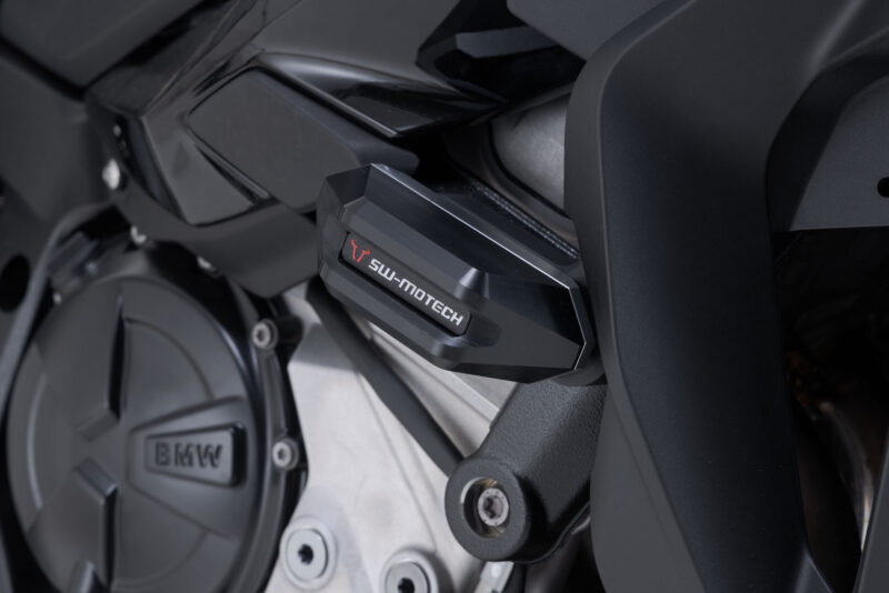 Μανιτάρια προστασίας SW-MOTECH για BMW S 1000 XR – CNC κατασκευή, κεφαλές PA6, σετ για κορυφαία προστασία πλαισίου και κινητήρα