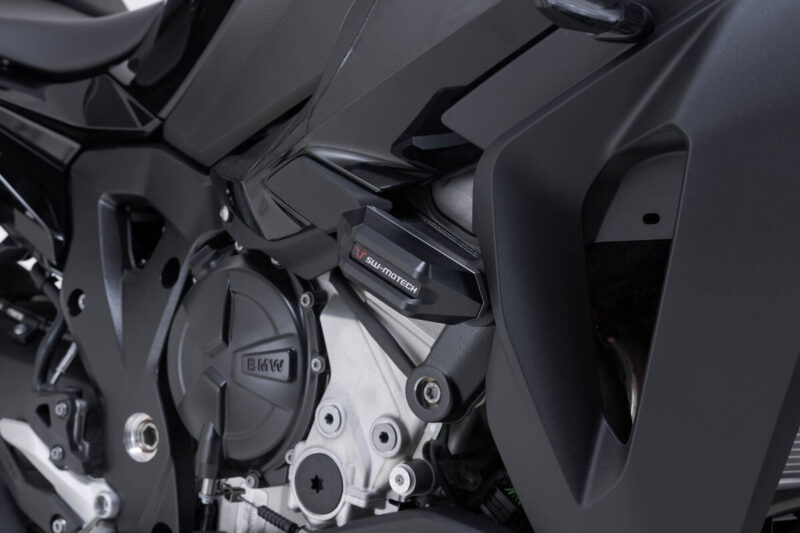 Μανιτάρια προστασίας SW-MOTECH για BMW S 1000 XR – CNC κατασκευή, κεφαλές PA6, σετ για κορυφαία προστασία πλαισίου και κινητήρα