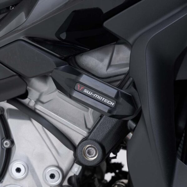 Μανιτάρια προστασίας SW-MOTECH για BMW S 1000 XR – CNC κατασκευή, κεφαλές PA6, σετ για κορυφαία προστασία πλαισίου και κινητήρα