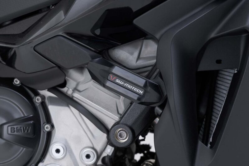 Μανιτάρια προστασίας SW-MOTECH για BMW S 1000 XR – CNC κατασκευή, κεφαλές PA6, σετ για κορυφαία προστασία πλαισίου και κινητήρα
