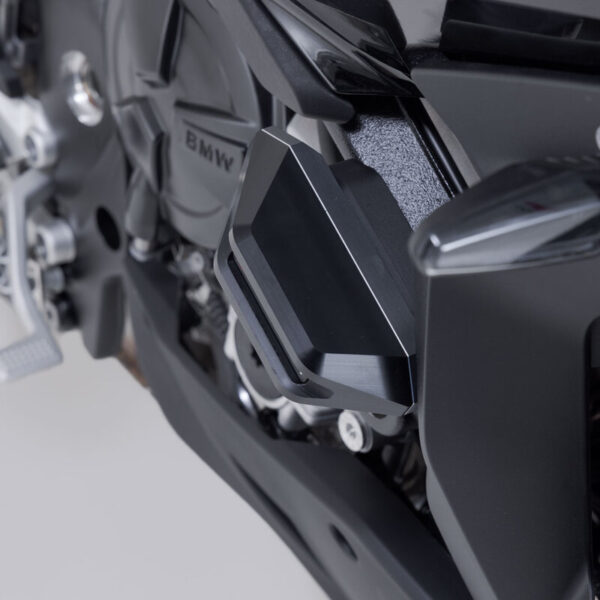 Μανιτάρια προστασίας SW-MOTECH για BMW S 1000 XR – CNC κατασκευή, κεφαλές PA6, σετ για κορυφαία προστασία πλαισίου και κινητήρα