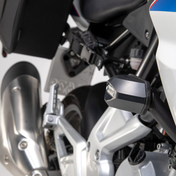 Μανιτάρια προστασίας SW-MOTECH για BMW G 310 R – μαύρα crash pads για καθημερινή προστασία και ανθεκτικότητα